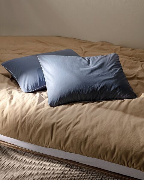 طقم من 2 غطاء وسادة تيلدا مع حواف - 0