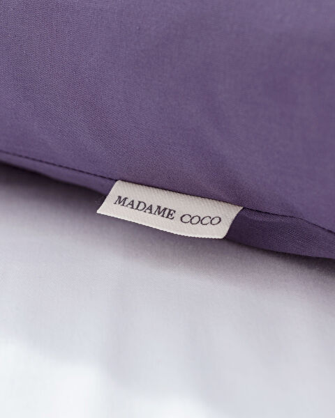 Manon 100% Cotton 2-Piece Pillow Case Set - Purple - 2