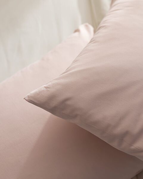 Manon 100% Cotton Pillowcase Set - Light Powder - 3