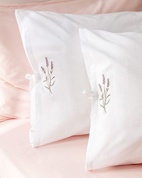 Laventa 100% Cotton Pillow Case - Purple - 1