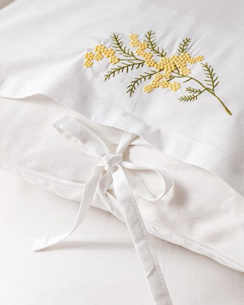Bresnay 100% Cotton Pillowcase – Yellow - 3