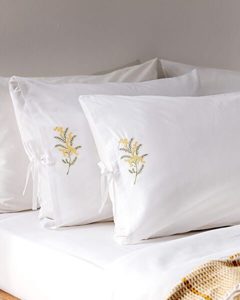Bresnay 100% Cotton Pillowcase – Yellow - 0