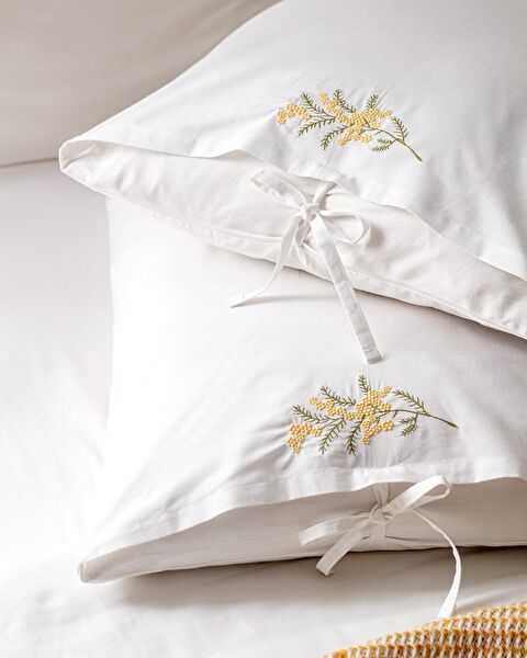 Bresnay 100% Cotton Pillowcase – Yellow - 2