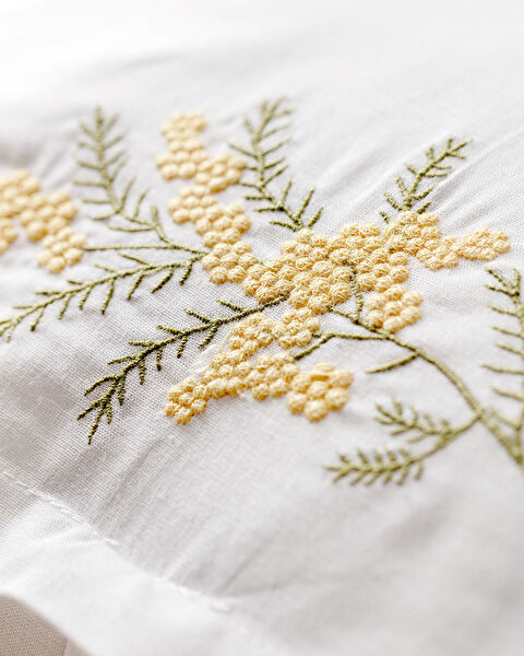 Bresnay 100% Cotton Pillowcase – Yellow - 4