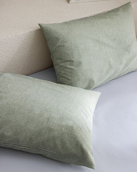 Delrico Cotton 2-Piece Pillow Case - Khaki - 1