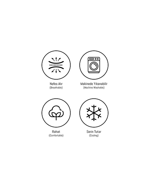 وسادتان بتقنية التهوية - أبيض/رمادي فاتح - 6