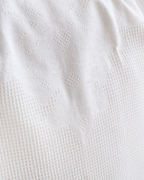 Couvre-lit Double Alisya - Blanc - 5