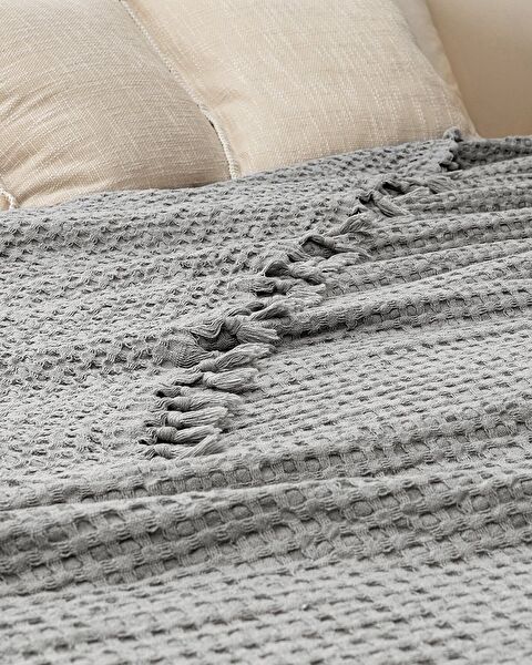 Couvre-lit Double Mulette - Gris - 3