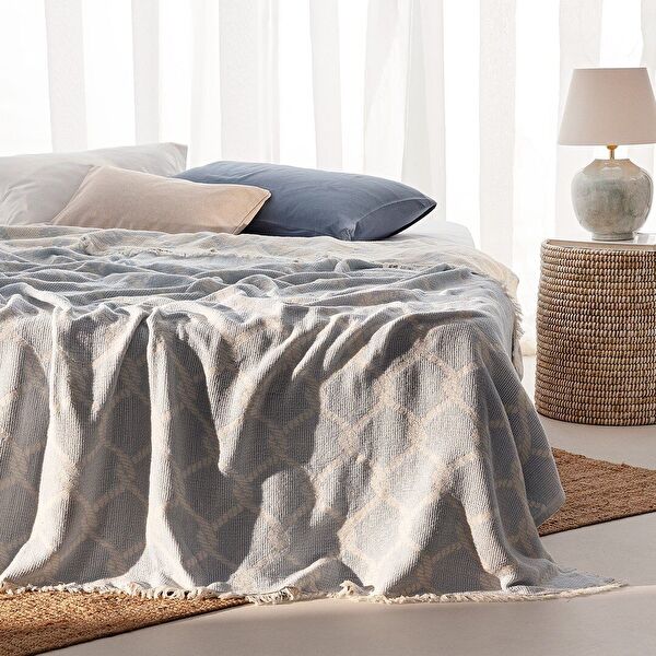 مفرش سرير مزدوج من أليون - 0