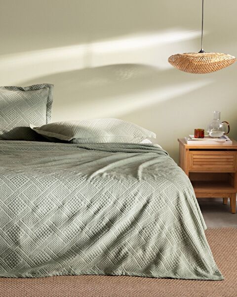 مفرش سرير مزدوج مثلث - 0