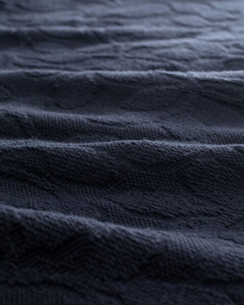 Chantal Çift Kişilik %100 Pamuk Yatak Örtüsü - Lacivert - 6