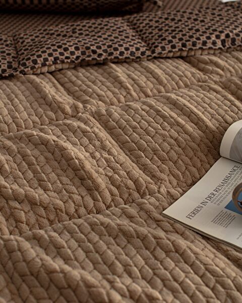 Vincent Double Wellsoft dekbedset - beige - 2