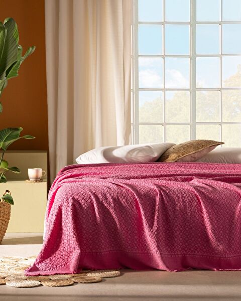 مفرش سرير مزدوج من اسيلين - 0