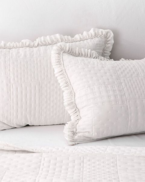 Medus Çift Kişilik Yatak Örtüsü - Beyaz - 3