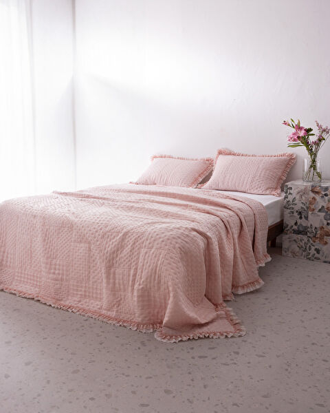 Medus Double Bedspread - Powder - 0
