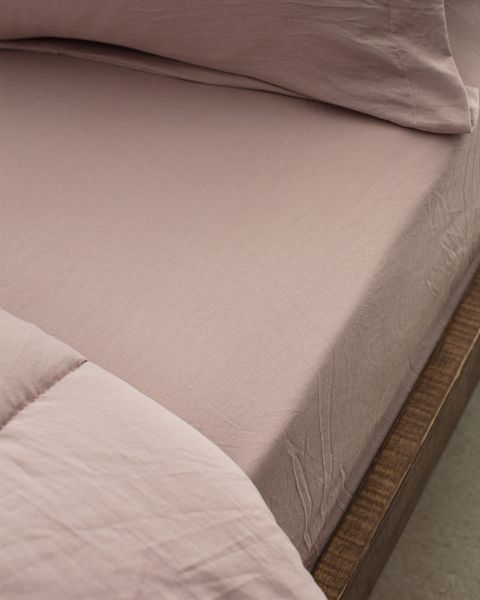 Mona Çift Kişilik Comforter Set - Pudra - 8