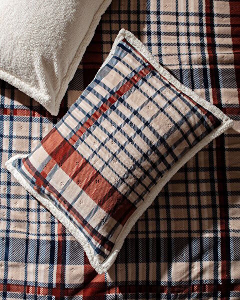 Jonzais Sherpa Çift Kişilik Yatak Örtüsü - Bej - 4