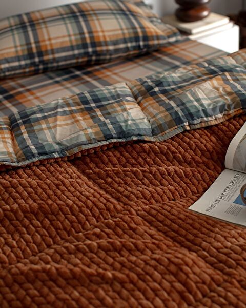 Beth Double Wellsoft dekbedset - Oranje - 2