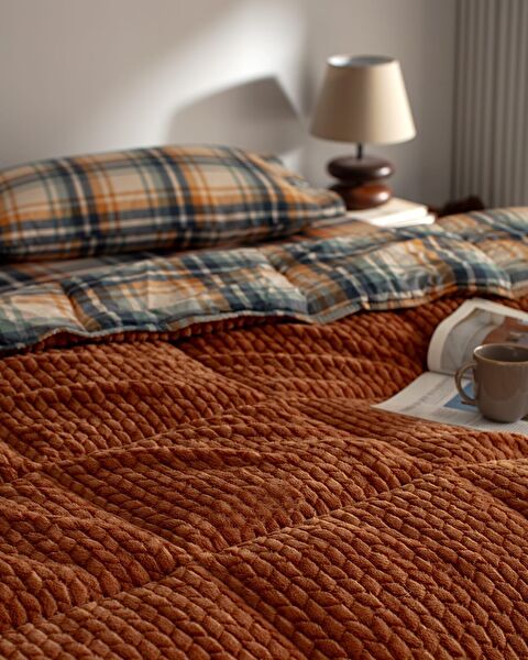 Beth Double Wellsoft dekbedset - Oranje - 1