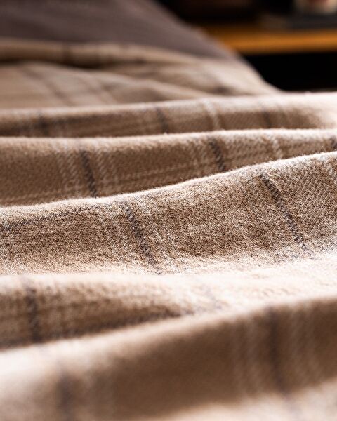 Valensole Çift Kişilik %100 Pamuk Yatak Örtüsü - Bej - 4