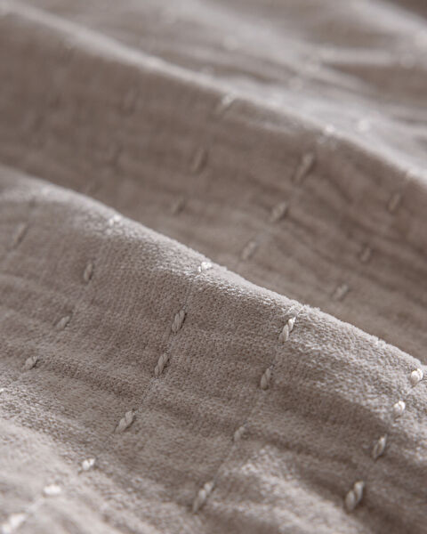 Feolette Çift Kişilik Yatak Örtüsü - Ekru - 6