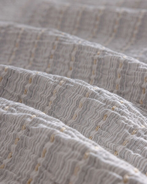 Petite Çift Kişilik Yatak Örtüsü - Gri - 6