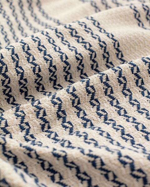 Denney Doppelbett-Tagesdecke - Ecru/Indigo - 4