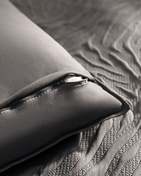 Ensemble Couvre-lit Cher King Size - Anthracite - 3