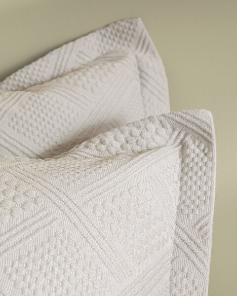 Triangle King Size %100 Pamuk Yatak Örtüsü - Gri - Lüks Koleksiyon - 5