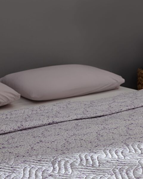 Octave King Size Printed Bedspread - Plum - 3