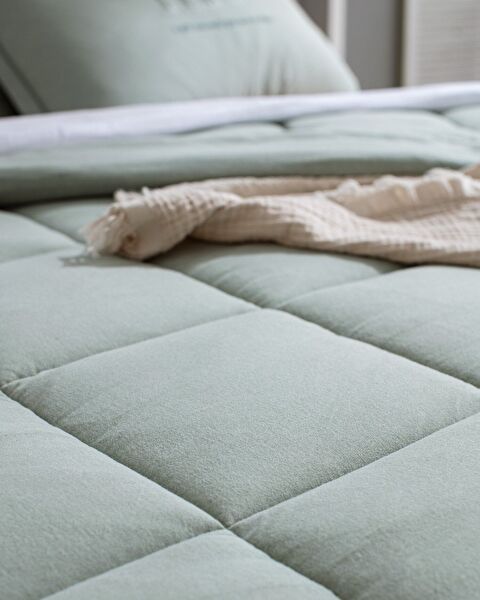 Bobigny Kingsize SuperSoft dekbedset - Mintgroen - 5