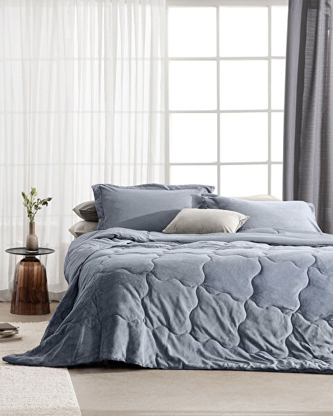 Kaira Kingsize dekbedset - Indigo - 0