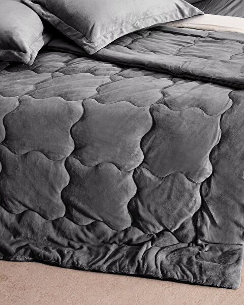 Kaira kingsize dekbedset - antraciet - 6