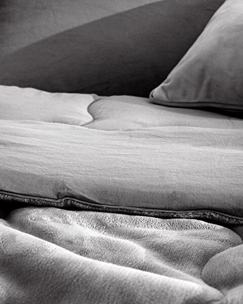 Kaira kingsize dekbedset - antraciet - 4