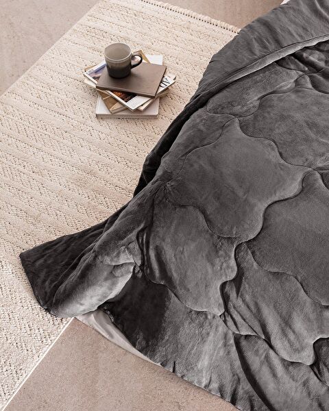 Kaira kingsize dekbedset - antraciet - 3