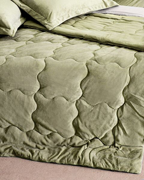 Kaira kingsize dekbedset - kaki - 6