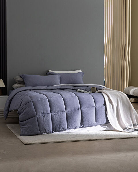 Meleni kingsize dekbedset - Indigo - 0