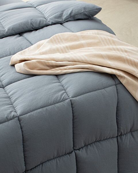 Mona kingsize dekbedset - grijs - 6