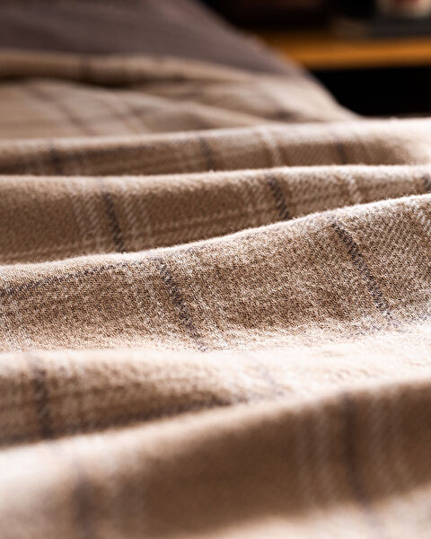 Valensole King Size %100 Pamuk Yatak Örtüsü - Bej - 4