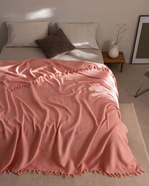 Couvre-lit simple Stephane - Poudre - 2