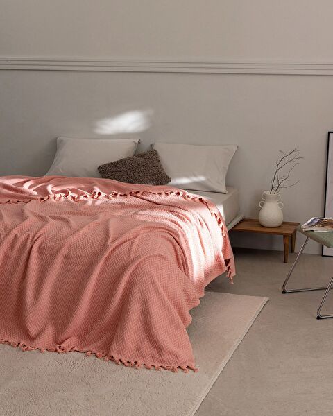 Couvre-lit simple Stephane - Poudre - 1