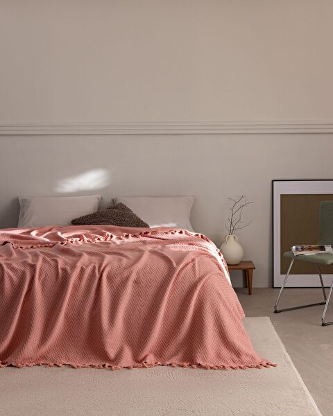 Couvre-lit simple Stephane - Poudre - 0