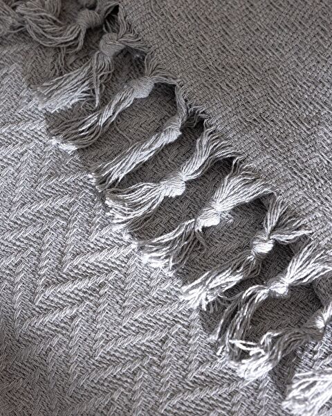 Stephane Single Bedspread - Grey - 5