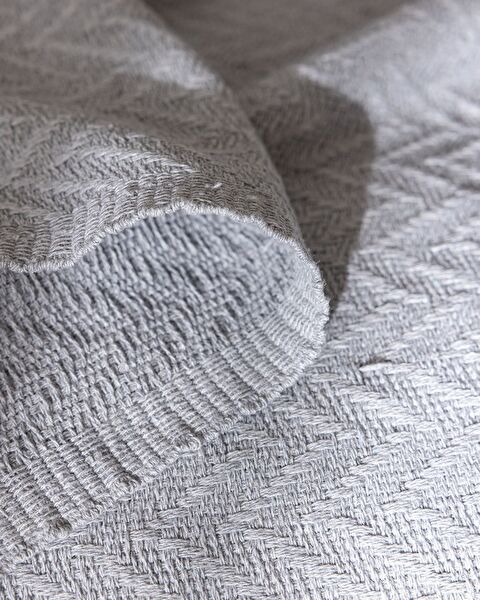 Stephane Single Bedspread - Grey - 6