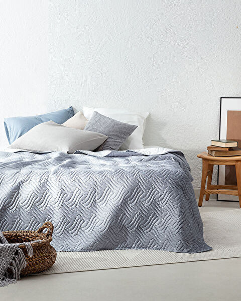 Couvre-lit imprimé simple Brie - 0