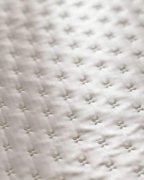 Arles Single Satin Bedspread - Ecru - 4