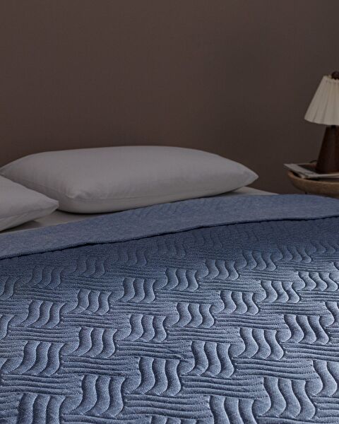 Couvre-lit imprimé simple Odette - 1