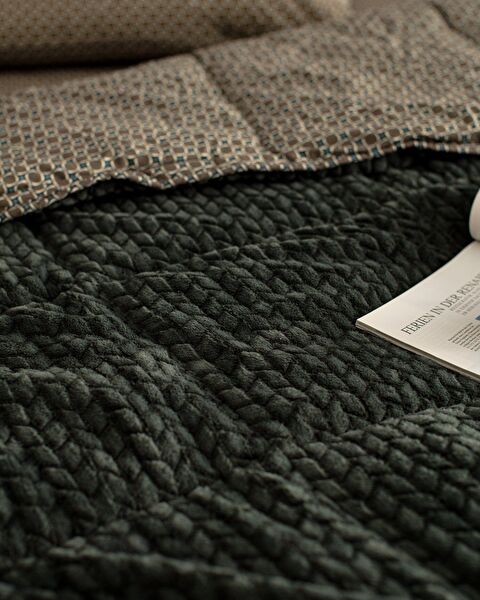 Vincent Wellsoft dekbedset voor één persoon - groen - 2