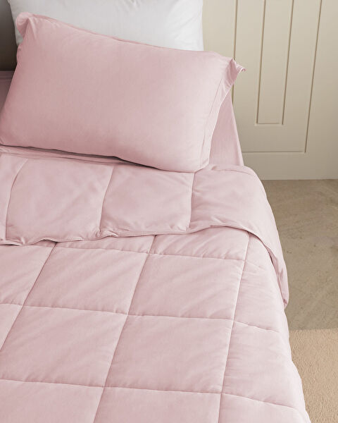 İlus Bambu Eenpersoonsdekbedset - Poeder - 1