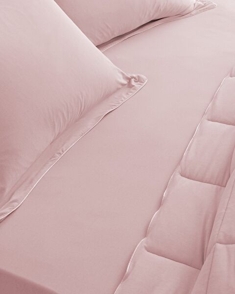 İlus Bambu Eenpersoonsdekbedset - Poeder - 2